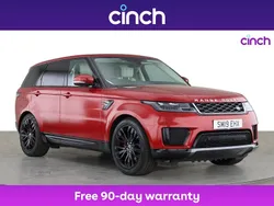 Red Used 2019 Land Rover Range Rover Sport HSE SUV | £26,759 (Fair price)