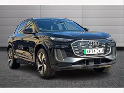 Black Used 2024 Audi Q6 e-tron S-Line SUV | £61,000 (Good price)