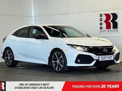 White Used 2017 Honda Civic SR Hatchback | £13,295 (Fair price)