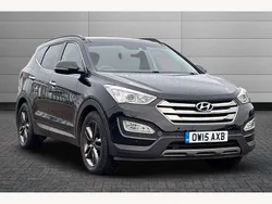 Black Used 2015 Hyundai Santa Fe Premium SE SUV | £14,690 (Fair price)