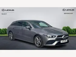 Grey Used 2021 Mercedes CLA200 AMG line Estate | £24,500 (A bit pricey)