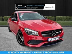 Red Used 2017 Mercedes CLA200 AMG line Sedan | £11,295 (Fair price)