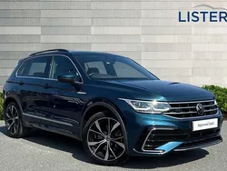 Nightshade blue Used 2023 VW Tiguan R-line SUV | £32,890 (Fair price)