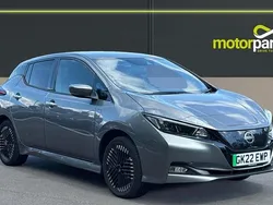 Gun metal metallic Used 2022 Nissan Leaf 360º Hatchback | £12,500 (Fair price)