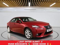 Red Used 2015 Lexus IS300h Executive Line Sedan | £9,399 (Good price)