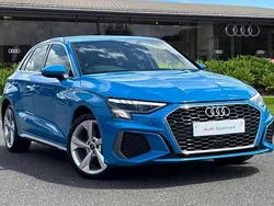 Blue Used 2022 Audi A3 e-tron S-Line Hatchback | £21,200 (Fair price)