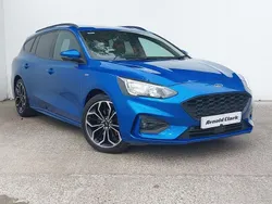 Blue Used 2019 Ford Focus ST-Line X Estate | £12,498 (Fair price)