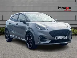 Solar silver premium paint Used 2024 Ford Puma ST-Line X SUV | £21,995 (Fair price)