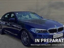Mediterranean blue Used 2018 BMW 530e M Sport Sedan | £17,506 (Fair price)