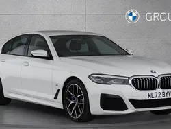 White Used 2022 BMW 530 M Sport Sedan | £32,850 (Fair price)