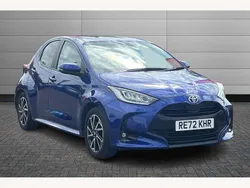 Blue Used 2022 Toyota Yaris Hybrid Design Hatchback | £16,501 (Good price)