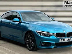 Blue Used 2018 BMW 420 M Sport Coupe | £16,798 (Fair price)