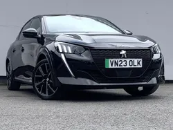 Black Used 2023 Peugeot e-208 GT Hatchback | £14,795 (Fair price)