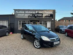 Black Used 2008 Vauxhall Zafira Design Edition MPV | £2,495