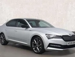 Silver Used 2020 Skoda Superb SportlinePlus Hatchback | £18,995 (Fair price)
