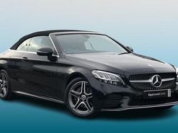 Black Used 2022 Mercedes C200 AMG line Cabriolet | £26,495 (A bit pricey)