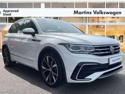 White Used 2021 VW Tiguan R-line SUV | £28,990 (Fair price)
