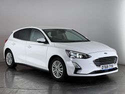 White Used 2020 Ford Focus Titanium Hatchback | £11,950 (Fair price)