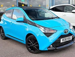 Blue Used 2018 Toyota Aygo x-press Hatchback | £8,789 (Fair price)