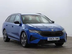 Race blue metallic Used 2025 Skoda Octavia vRS Estate | £33,995