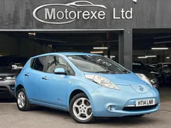 Blue Used 2014 Nissan Leaf Acenta Hatchback | £2,495 (A bit pricey)