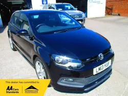 Black Used 2013 VW Polo R-line Hatchback | £9,595 (A bit pricey)