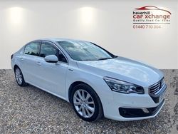 White Used 2015 Peugeot 508 GT-line Sedan | £5,295 (Fair price)