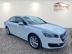 White Used 2015 Peugeot 508 GT-line Sedan | £5,295 (Fair price)