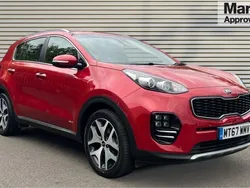 Red Used 2017 Kia Sportage GT-Line SUV | £12,490 (Fair price)