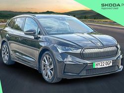 Black magic pearl effect Used 2022 Skoda Enyaq iV SportLine SUV | £25,740 (Fair price)