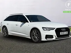 White Used 2020 Audi A6 Black Edition Estate | £25,399 (Good price)