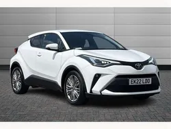 Pure white Used 2022 Toyota C-HR SUV | £18,350 (Fair price)