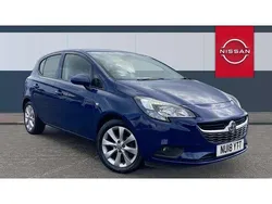 Blue Used 2018 Vauxhall Corsa Hatchback | £7,690 (Fair price)