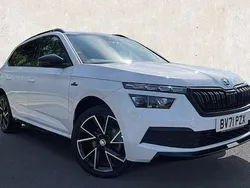 White Used 2021 Skoda Kamiq Monte Carlo SUV | £17,366 (Fair price)