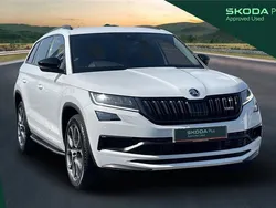 White Used 2020 Skoda Kodiaq vRS SUV | £30,896 (A bit pricey)