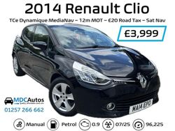 Black Used 2014 Renault Clio IV Dynamique Hatchback | £3,999 (Fair price)