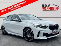 White Used 2022 BMW 120 M Sport Hatchback | £23,999 (Fair price)