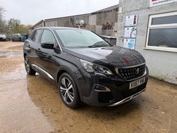 Black Used 2017 Peugeot 3008 Allure SUV | £10,490 (Fair price)