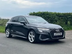Black Used 2020 Audi A3 Sportback S-Line Hatchback | £17,999 (Fair price)