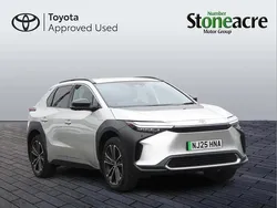 Silver Used 2025 Toyota bZ4X SUV | £35,000 (Expensive)