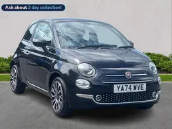 Black New 2024 Fiat 500 Hatchback | £13,474 (A bit pricey)