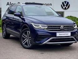 Blue Used 2022 VW Tiguan Allspace Elegance SUV | £27,250 (Fair price)