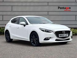 White Used 2016 Mazda 3 Inclusive Hatchback | £7,950 (Fair price)
