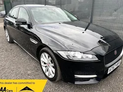 Black Used 2018 Jaguar XF R-Sport Sedan | £11,750 (Good price)