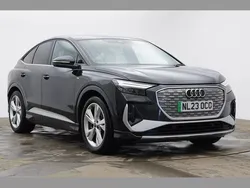 Black Used 2023 Audi Q4 Sportback e-tron S-Line SUV | £27,980