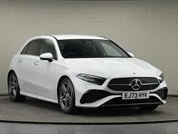Digital white Used 2023 Mercedes A200 AMG line Hatchback | £24,900 (Fair price)