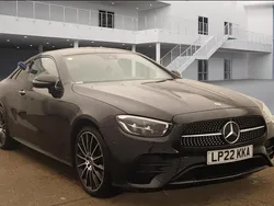 Black Used 2022 Mercedes E300 AMG line Coupe | £32,995 (Good price)