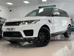 White Used 2018 Land Rover Range Rover Sport HSE SUV | £29,895 (Fair price)