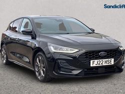 Black Used 2022 Ford Focus ST-Line Hatchback | £13,564 (Fair price)