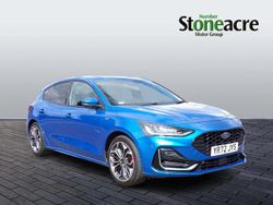 Blue Used 2022 Ford Focus ST-Line Hatchback | £14,795 (Fair price)